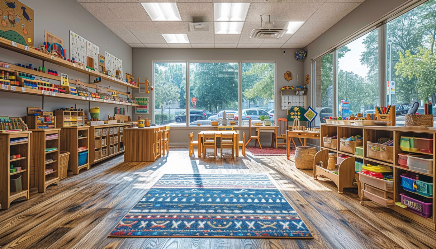 Les principes de la pédagogie Montessori appliqués à l'organisation spatiale des salles de classe